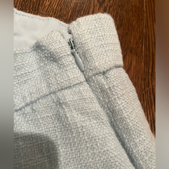 Abercrombie High Rise Waist Light Blue Tweed Shorts Size Small - Picture 4 of 6